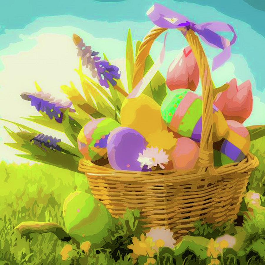 Easter Basket Pastel