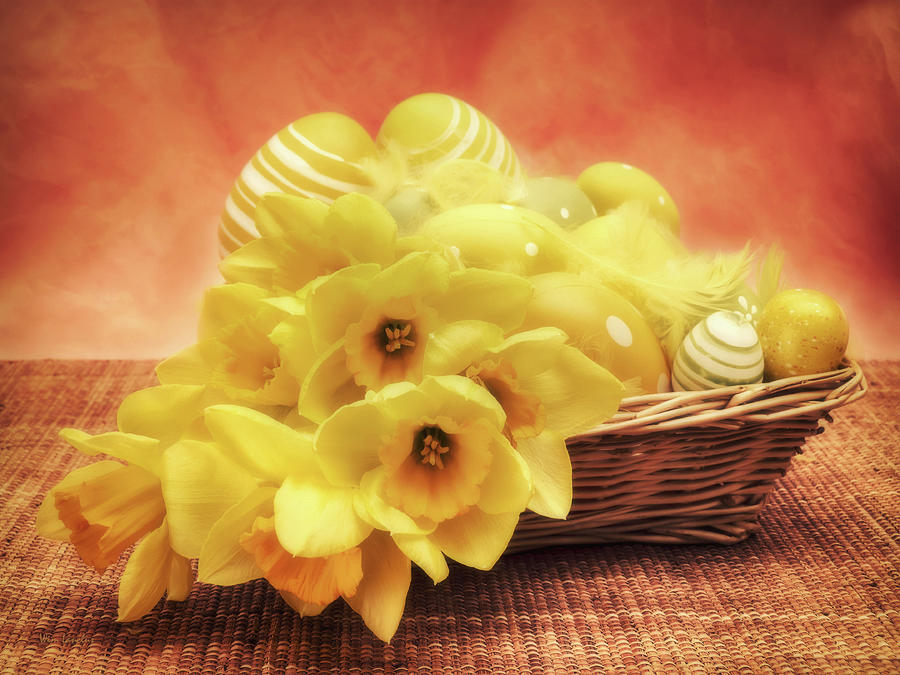 Easter Photograph - Easter Basket by Wim Lanclus