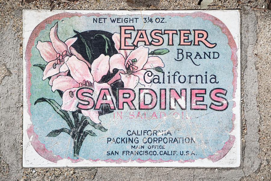 Easter Brand California Sardines Photograph by Bonny Puckett