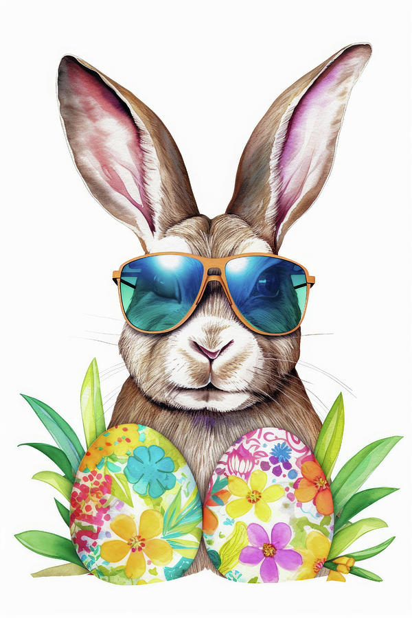 Easter Bunny 10 Mister Cool Digital Art by Matthias Hauser