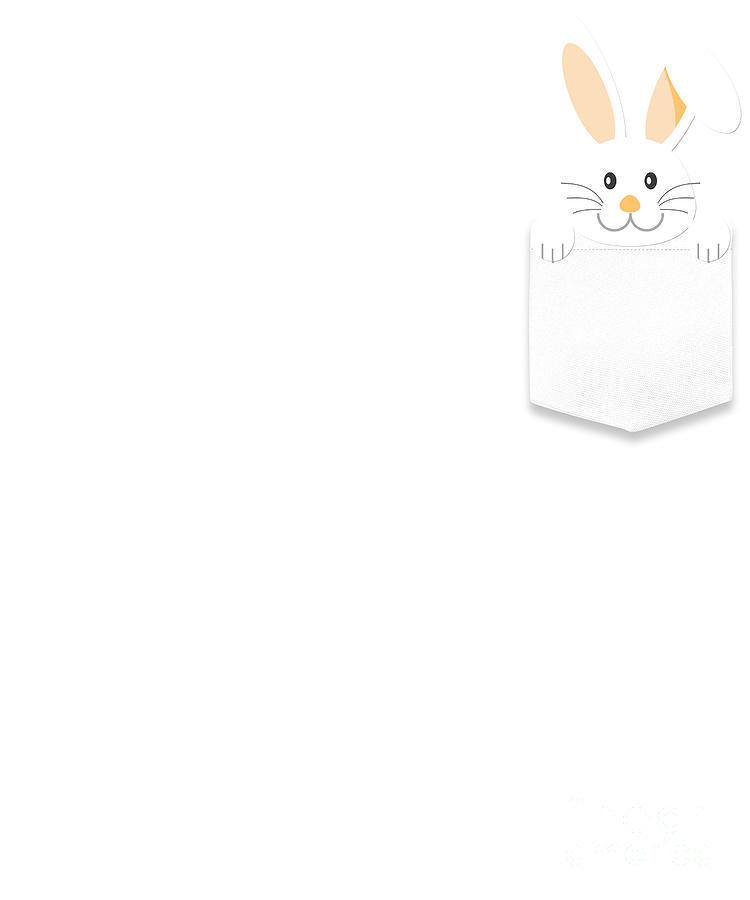 Easter Bunny Pocket Digital Art by Flippin Sweet Gear