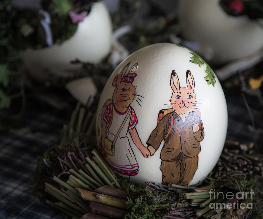 Easter Eggs 2 Photograph by Eva Lechner