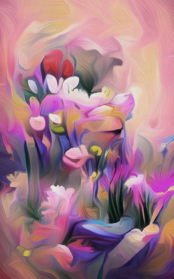 Easter Flowers Digital Art by Michelle Hoffmann
