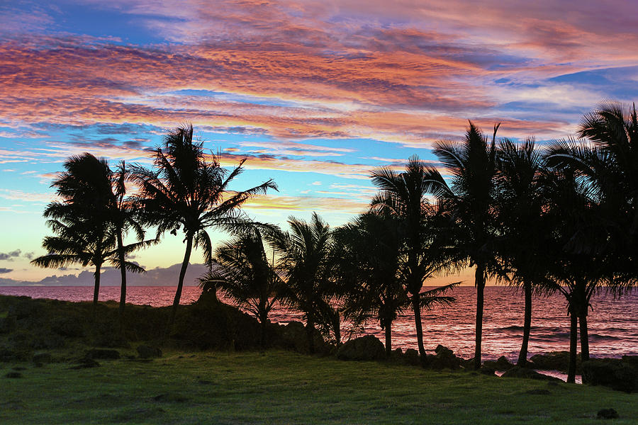 Easter Island Sunset Photograph by Kent Nancollas