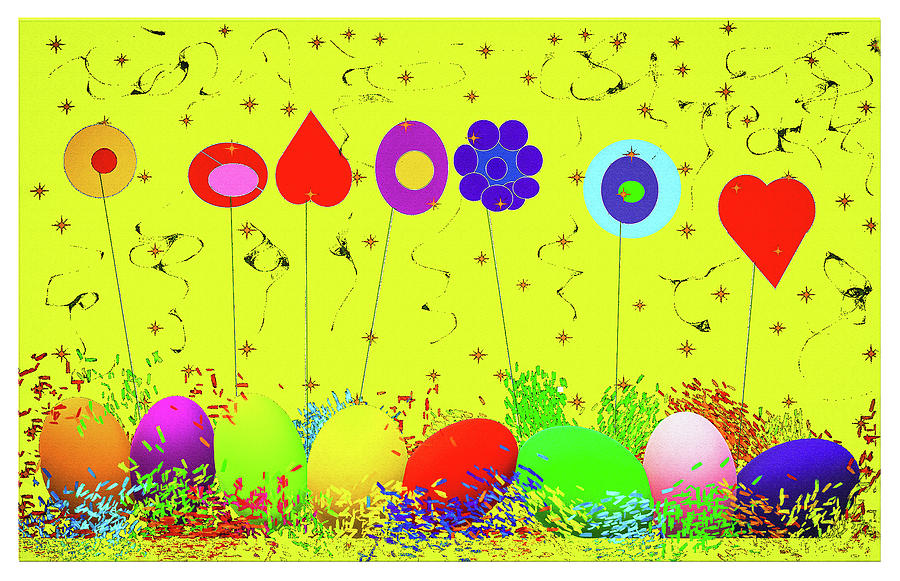 Easter Digital Art by Loredana Gallo Migliorini