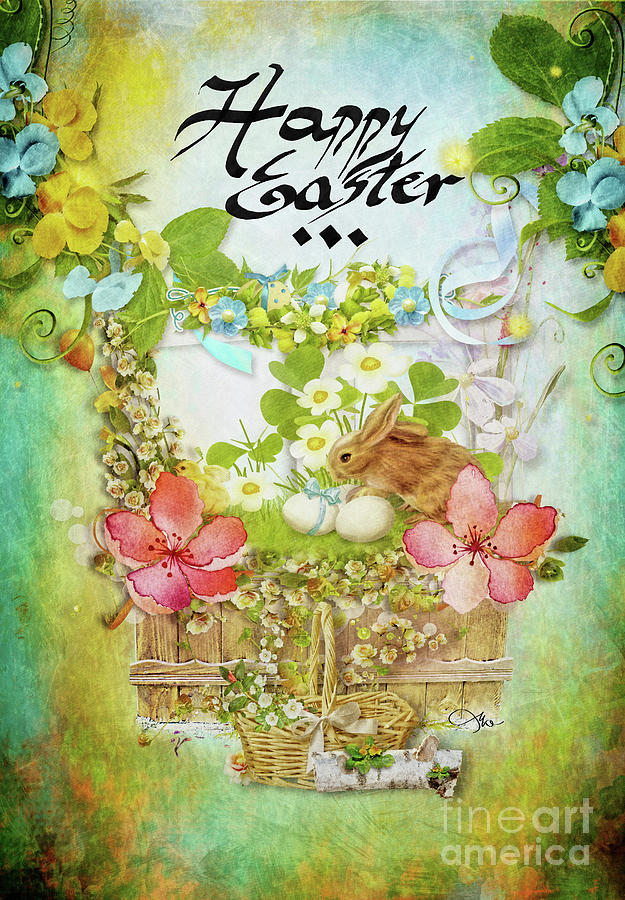 Easter Morning Mixed Media by Mo T