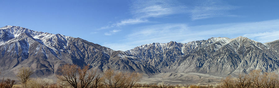 Eastern Sierras and the Alabama Hills Photograph by Bill Gallagher