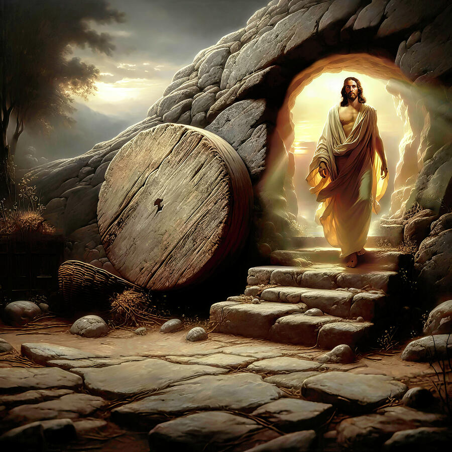 Jesus Christ Digital Art - Easter Sunday by Donna Kennedy