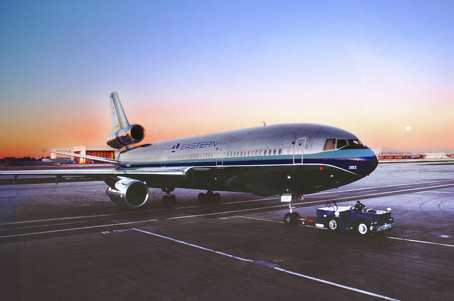 Eastern Airlines DC-10-30 at Miami Photograph by Erik Simonsen