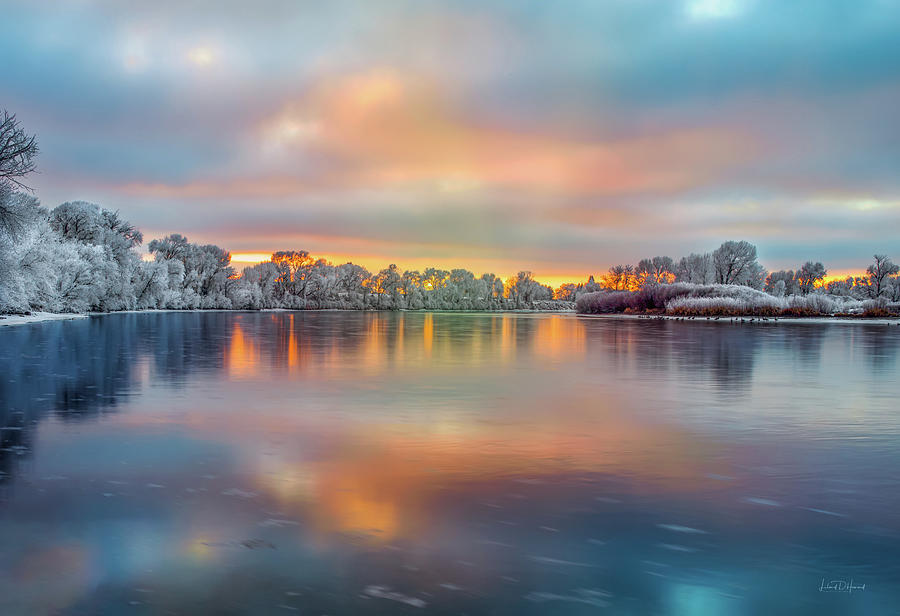 Eastern Idaho Winter Sunset Photograph by Leland D Howard