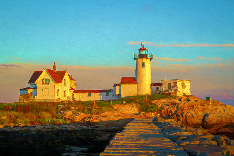 Eastern Point Lighthouse Massachusetts 3 Photograph by Lindsay Thomson