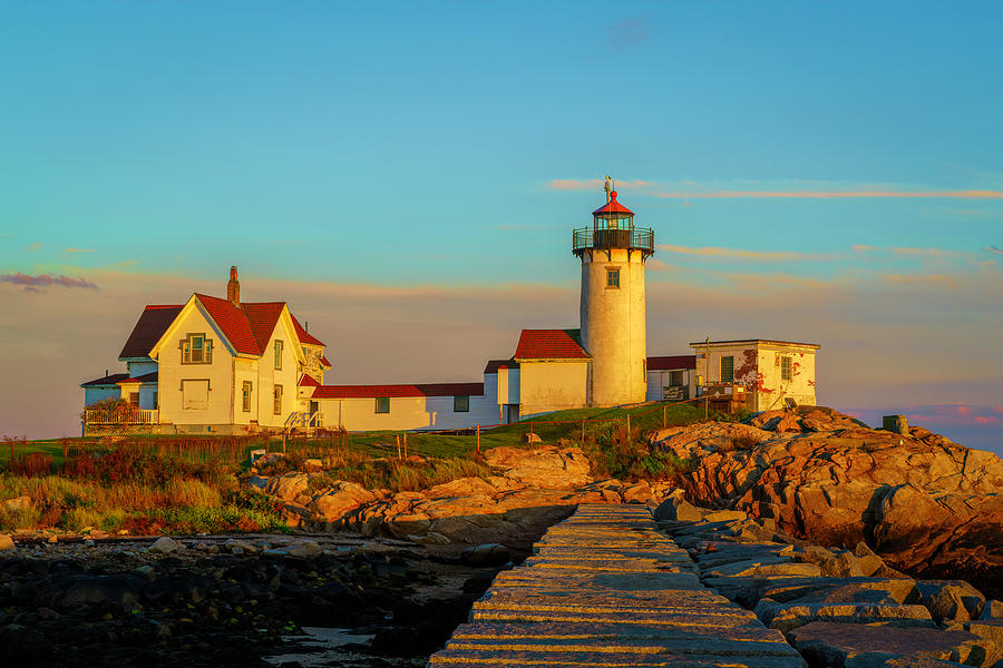 Eastern Point Lighthouse Massachusetts Photograph by Lindsay Thomson