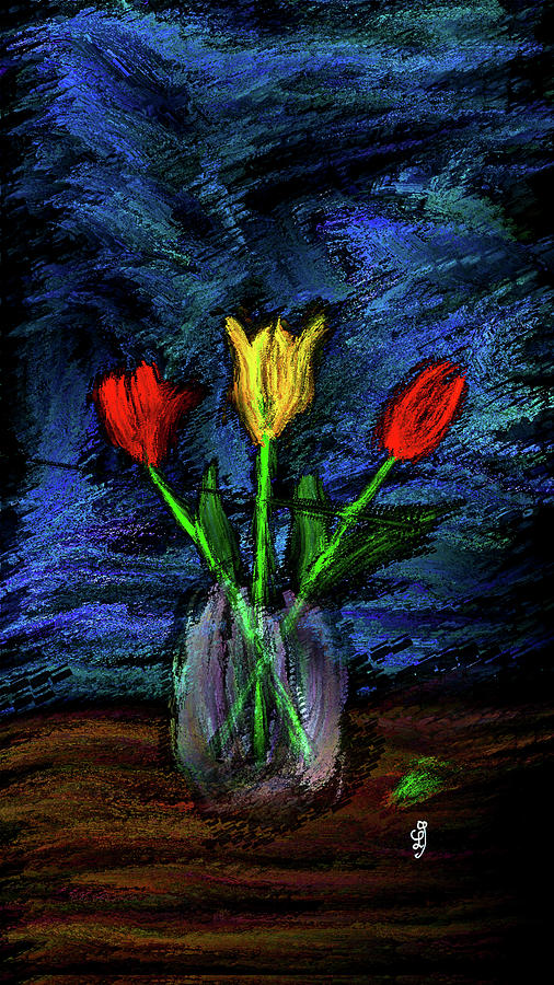 Eastern tulips #k8 Digital Art by Leif Sohlman