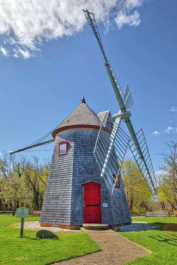 Eastham Mill at the Windmill Green and Bandstand Photograph by Juergen Roth