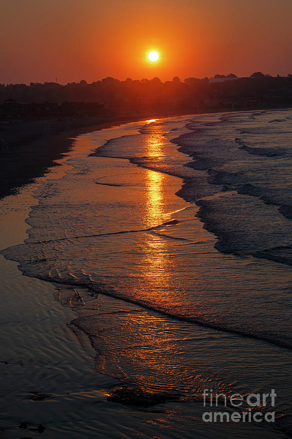 Easton Beach Sunrise Photograph by Bob Phillips