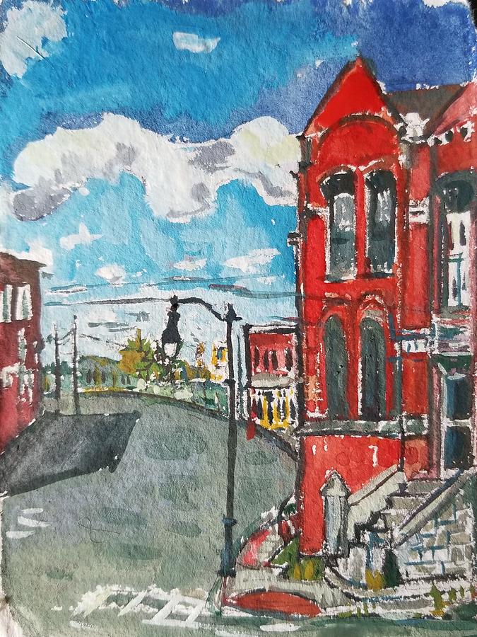 Eastport Painting by Sherry Ashby