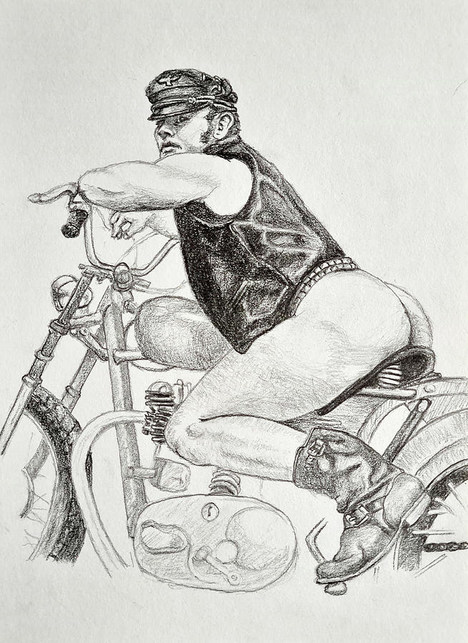 Easy Rider Drawing by Mon Graffito