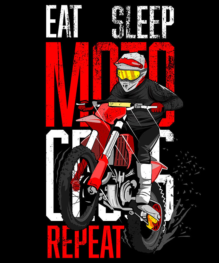 Eat sleep ride repeat t-shirt design for motorcycle lovers 6749127 Vector  Art at Vecteezy
