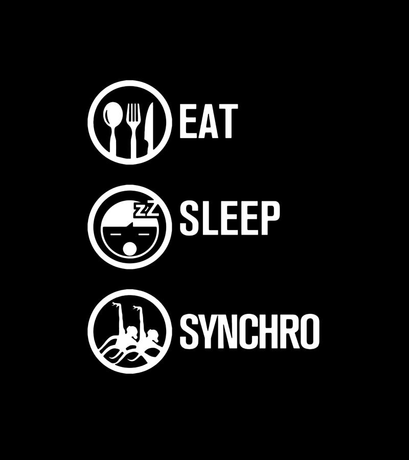 Eat, Sleep, Synchro Digital Art by Evan Wendel - Fine Art America