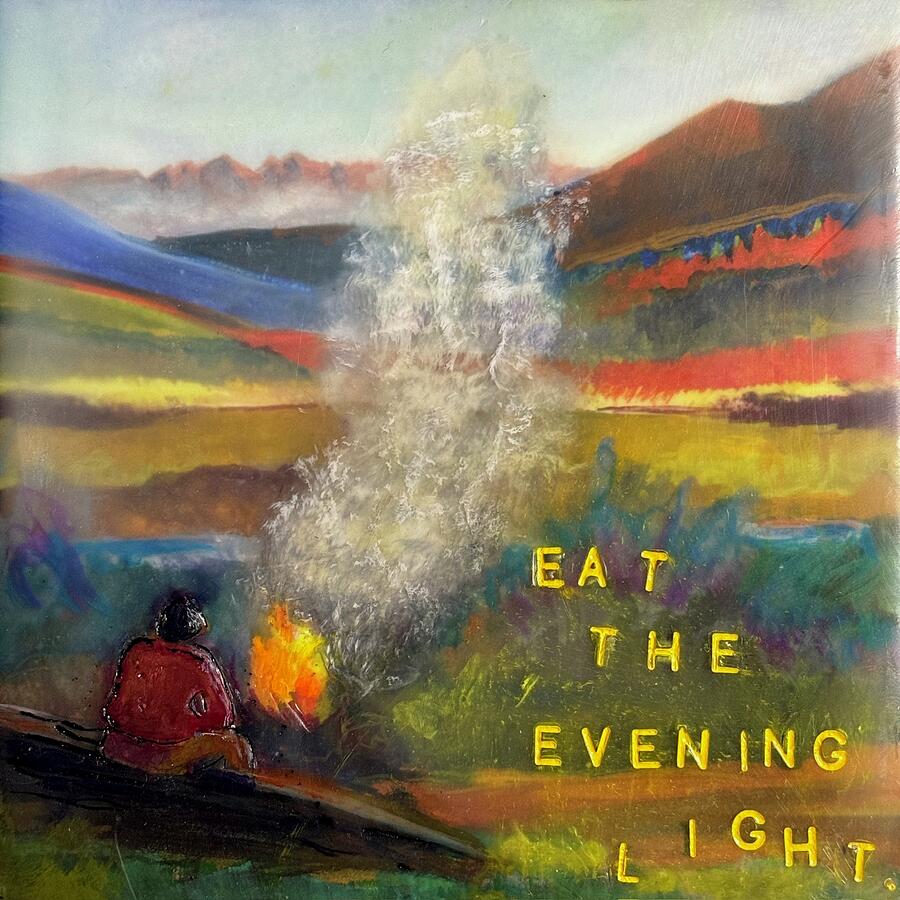 Eat the Evening Light Painting by Tonja Opperman