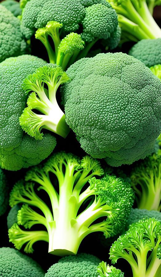 Eat Your Broccoli  Digital Art by Denise F Fulmer