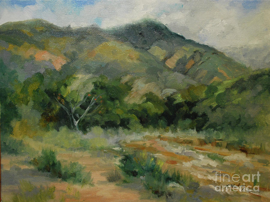 Pasadena Painting - Eaton Canyon Painting Altadena California by Karen Winters