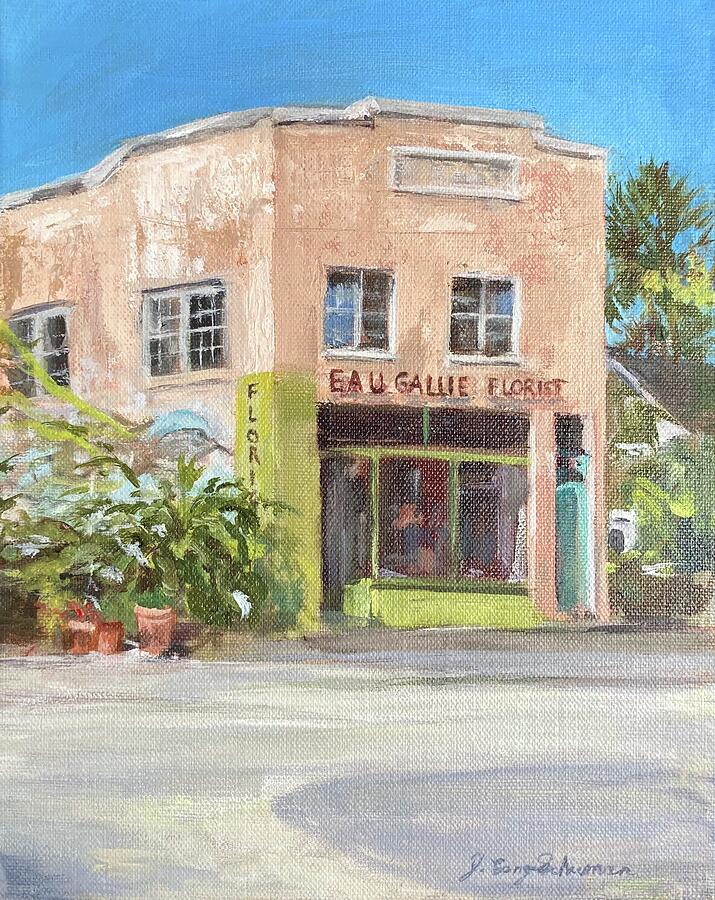 Eau Gallie Florist Painting by June Long-Schuman - Fine Art America