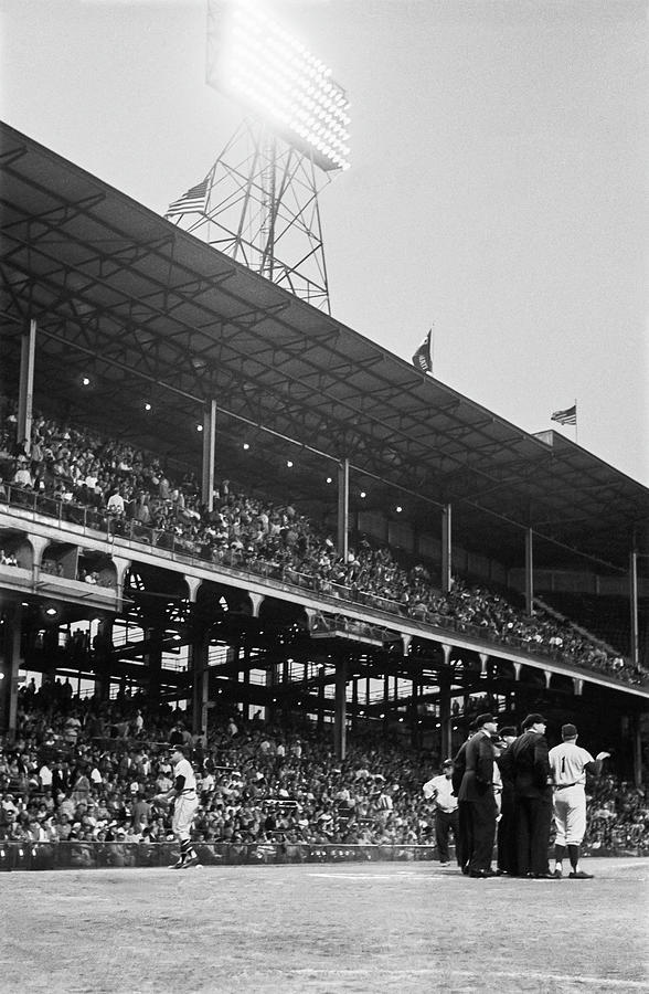 Ebbets Field August 30, 1955 Photograph by Paul Plaine