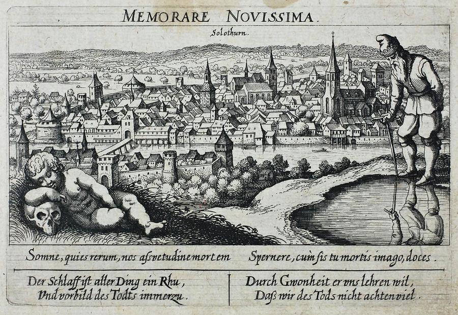 Eberhard Kieser  Solothurn 1623 By Padre Martini Painting