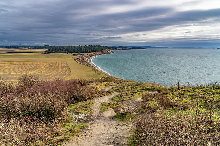 Ebey Bluff Winter Photograph by Gary Skiff