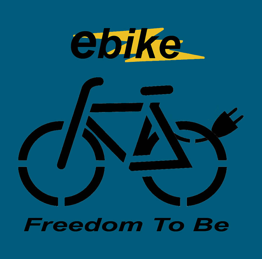 ebike Freedom To Be Mixed Media by Marvin Blaine