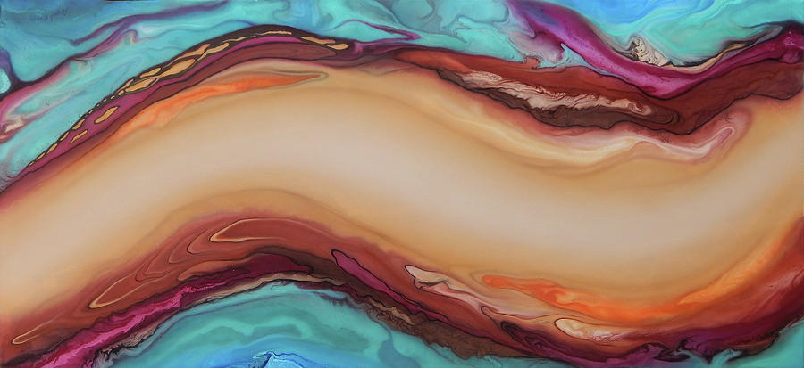Ebru Piscis 2 Painting by Angel Ortiz Ebru Piscis 2 Painting by Angel Ortiz