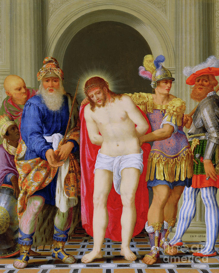 Jesus Christ Painting - Ecce Homo, 1618 by Johann or Hans Konig