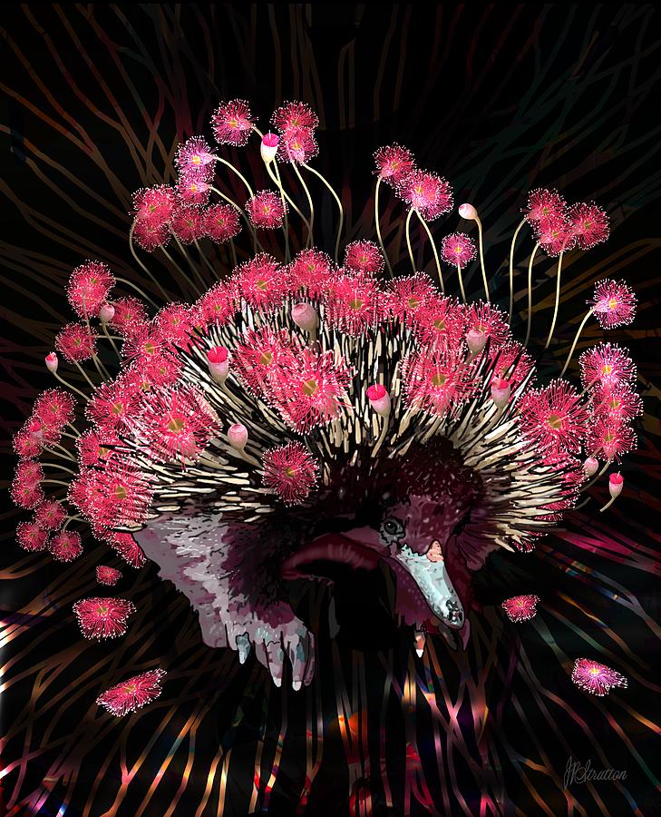 Echidna Springtime Fantasy Drawing by Joan Stratton