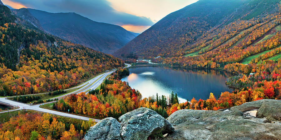 Echo Lake Panorama Photograph by Shell Ette - Fine Art America