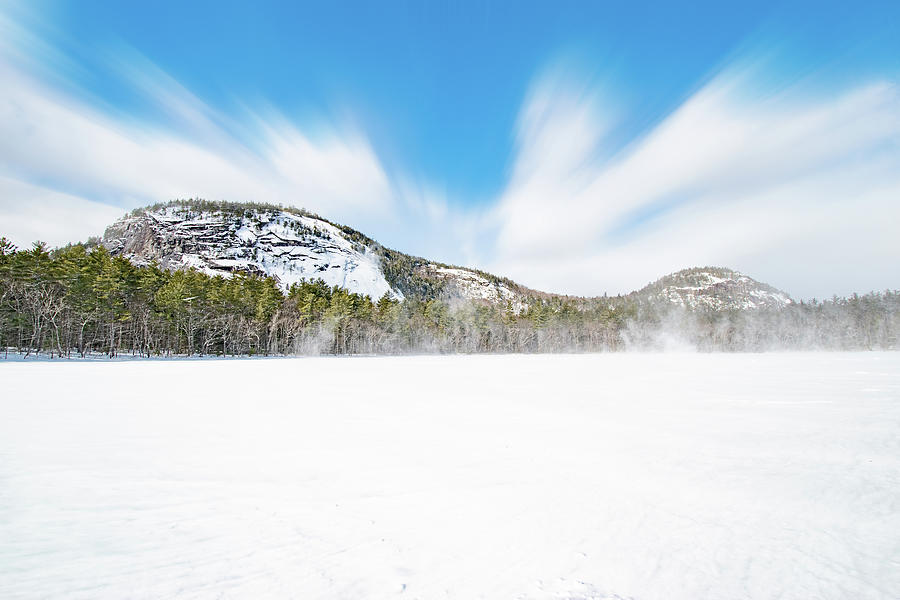 Echo Lake Winter Photograph