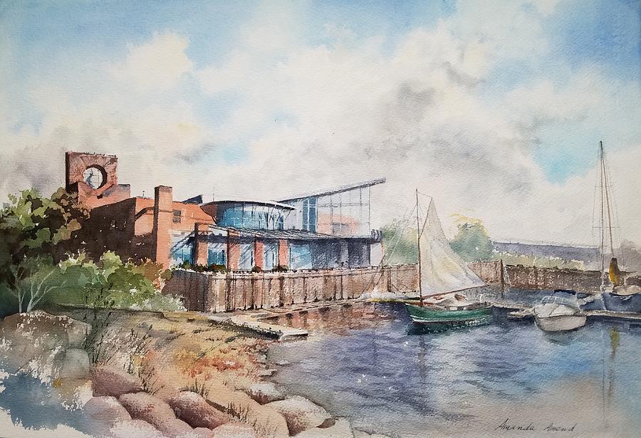 ECHO, Leahy Center for Lake Champlain Painting by Amanda Amend