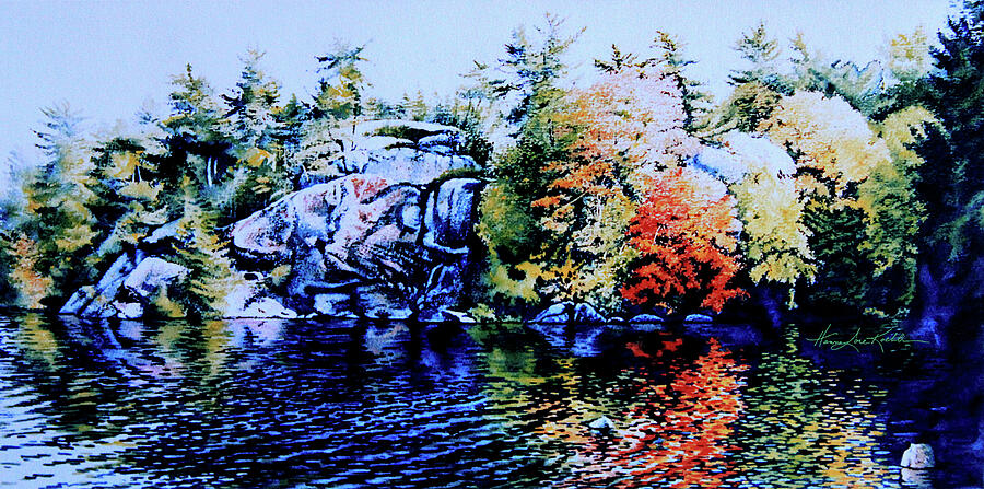Huntsville Painting - Echo Rock by Hanne Lore Koehler