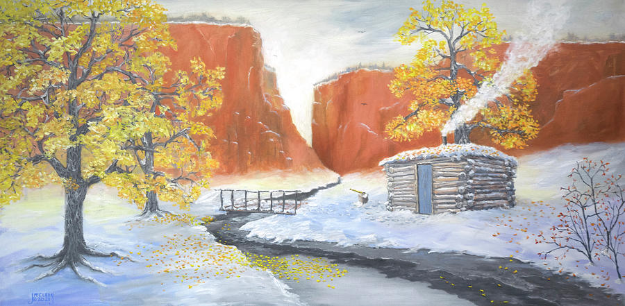 Echoes in the Canyon Painting by Jerry McElroy