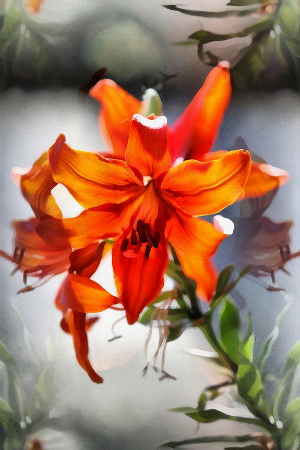 Echoes Of Day Lilies Digital Art