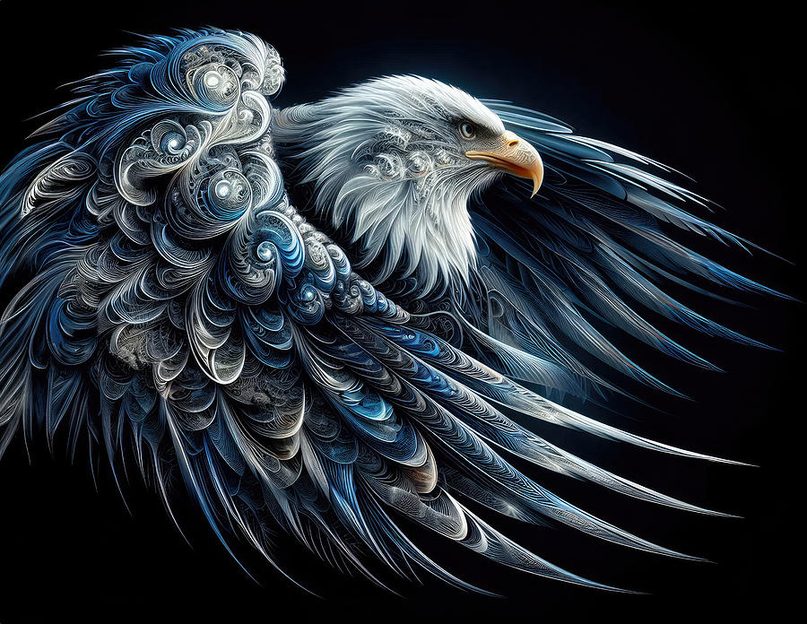 Echoes of the Eagle Digital Art by Bill and Linda Tiepelman