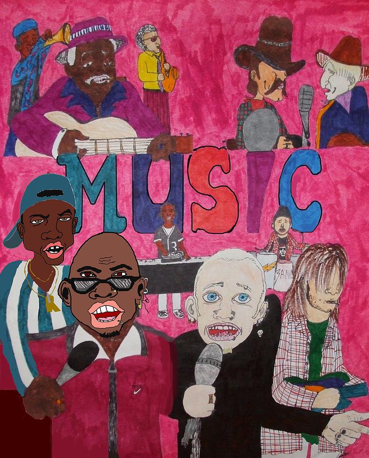Eclectic Music Drawing