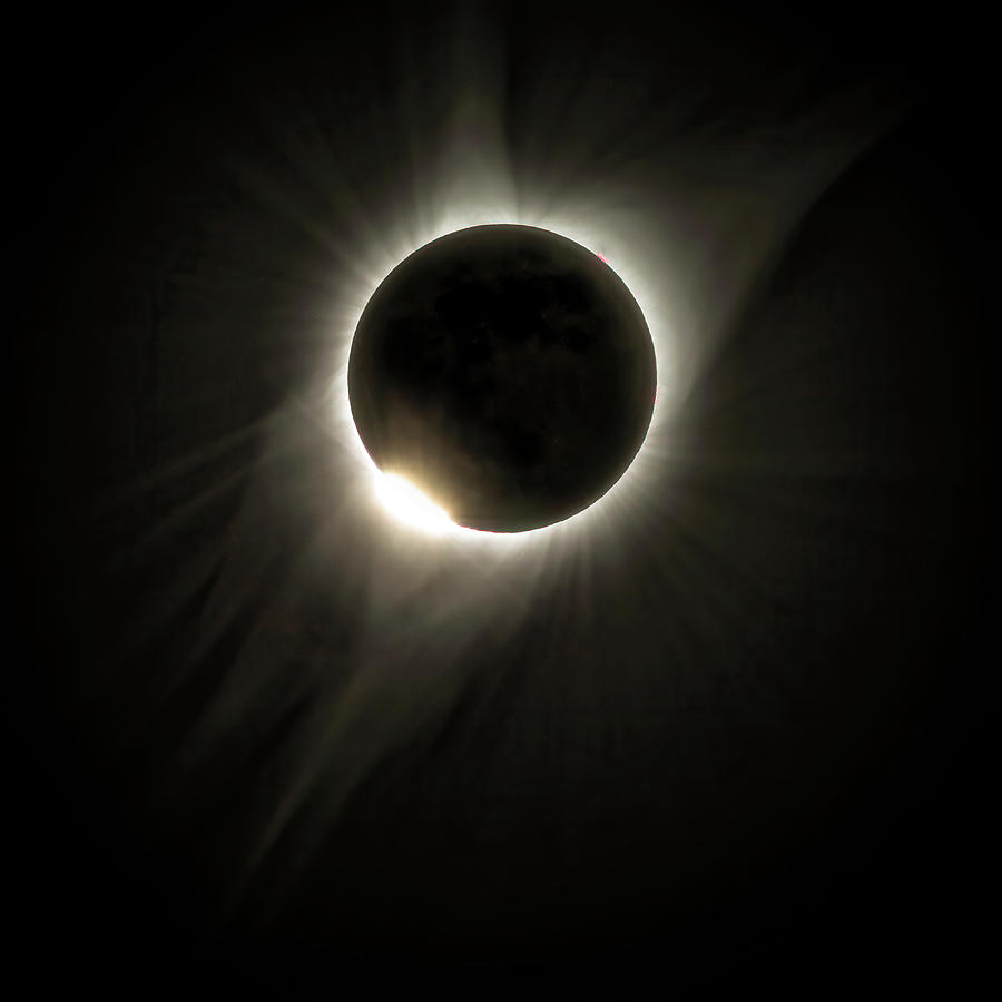Solar Eclipse Diamond Ring Photograph by Brian Dobson - Fine Art America