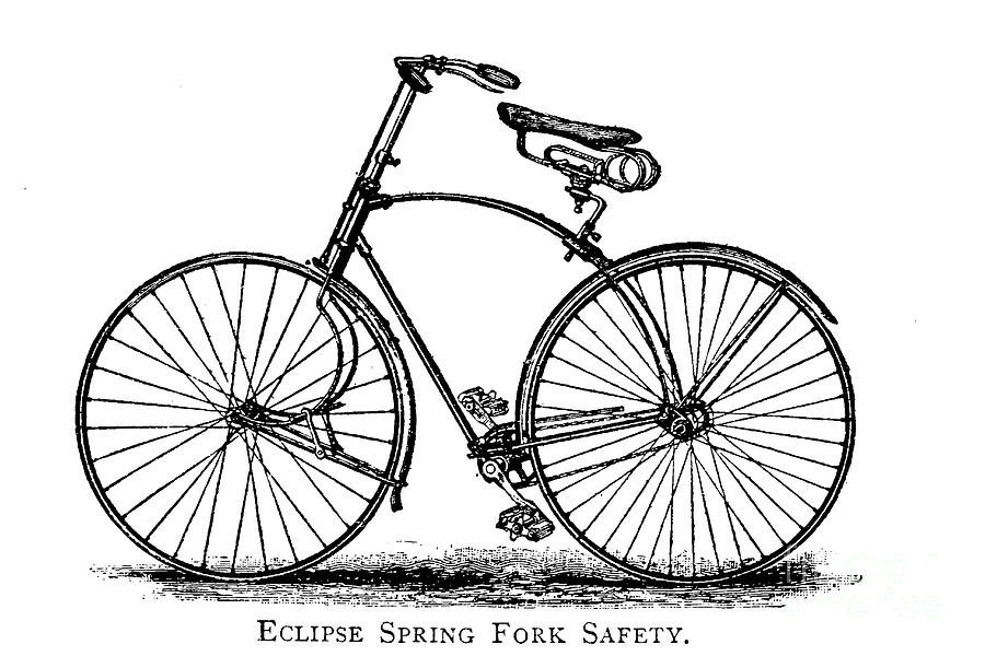 Eclipse Spring Fork Safety b1 Drawing by Historic illustrations