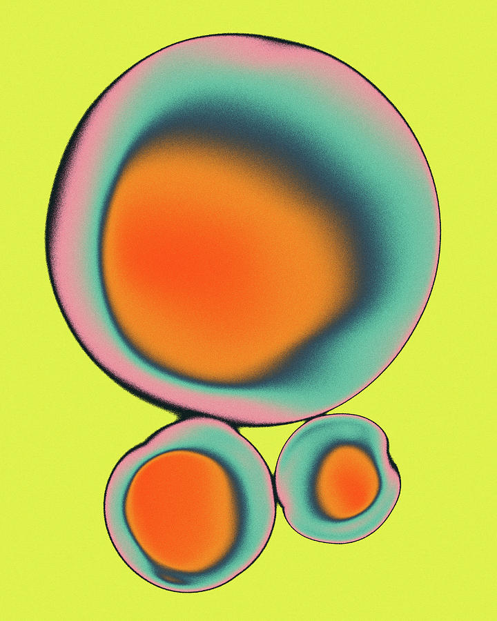 Abstract Digital Art - Ectoplasm 2 by Jazzberry Blue