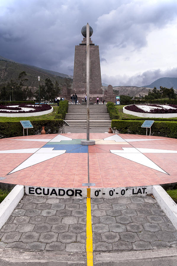 Ecuadors Equatorial Monument Photograph by Gabriel Perez