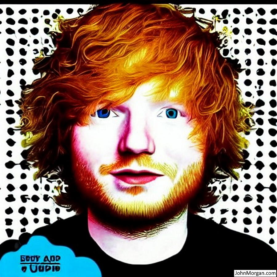 Ed Sheeran Digital Art By John Morgan Pixels