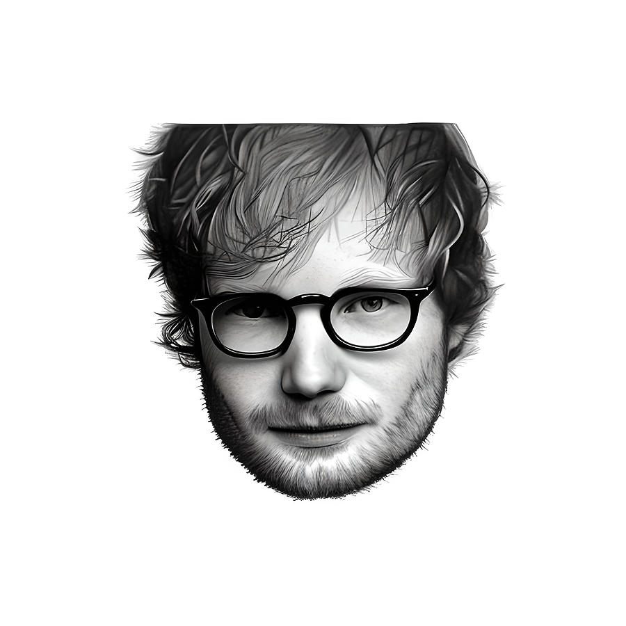 Ed Sheeran Sketch Digital Art by Ervina Anandhita - Fine Art America