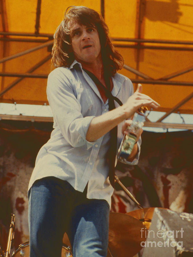 Eddie Money at Day on the Green in Oakland CA - May 6th 1979 Photograph by Daniel Larsen