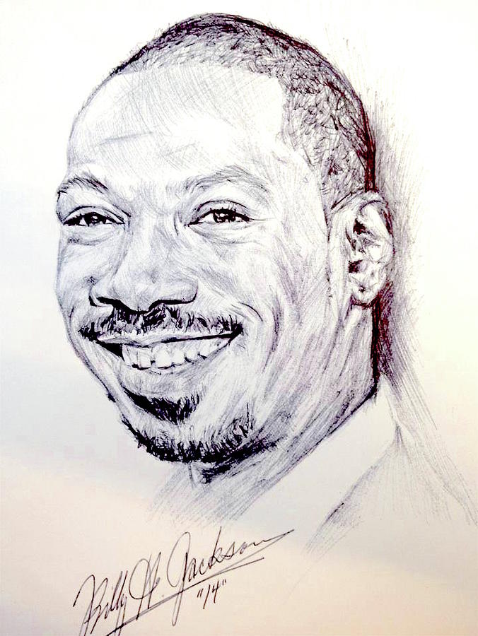 Eddie Murphy Drawing by Billy Jackson | Fine Art America